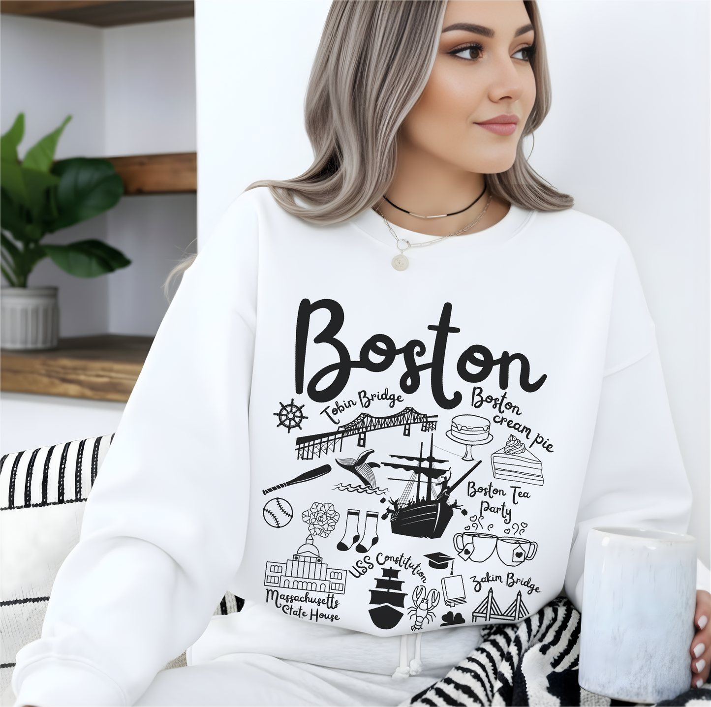 Boston Landmarks Sweatshirt