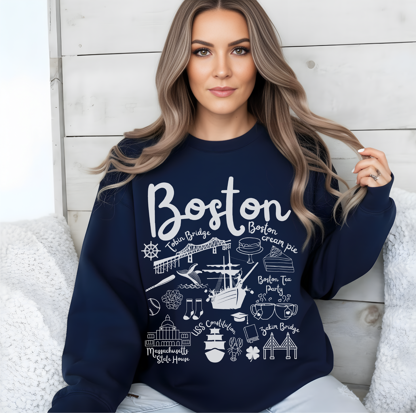 Boston Landmarks Sweatshirt