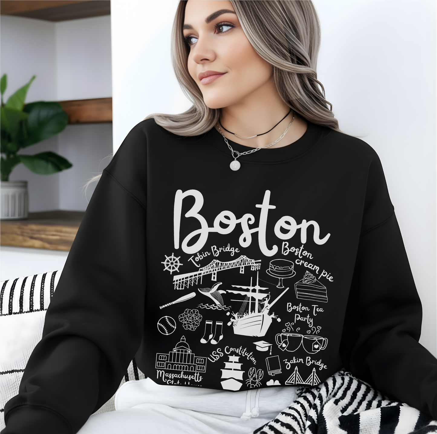 Boston Landmarks Sweatshirt