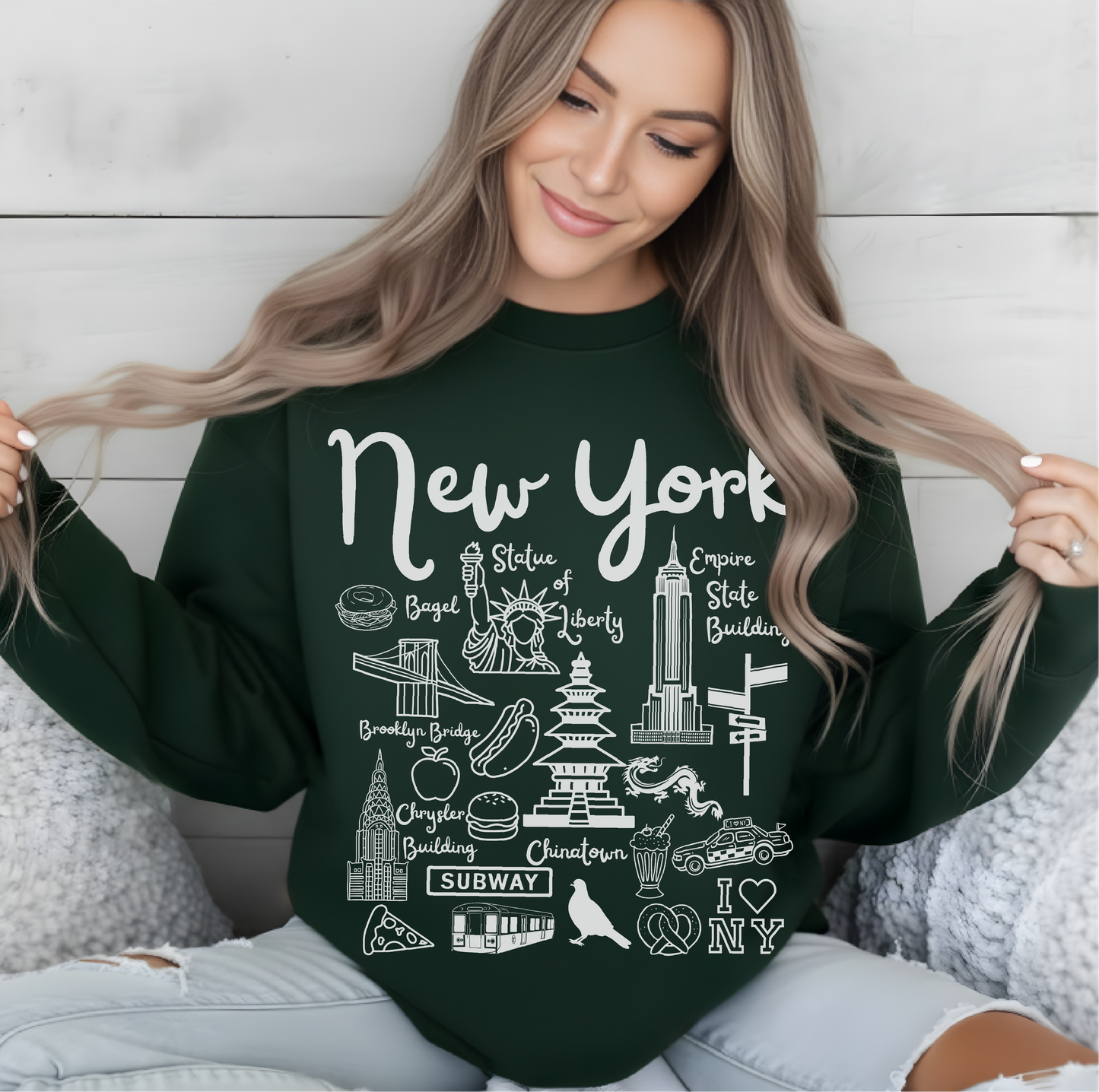 New York Landmarks Sweatshirt