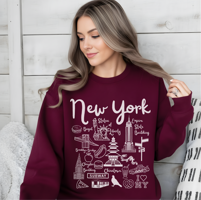 New York Landmarks Sweatshirt