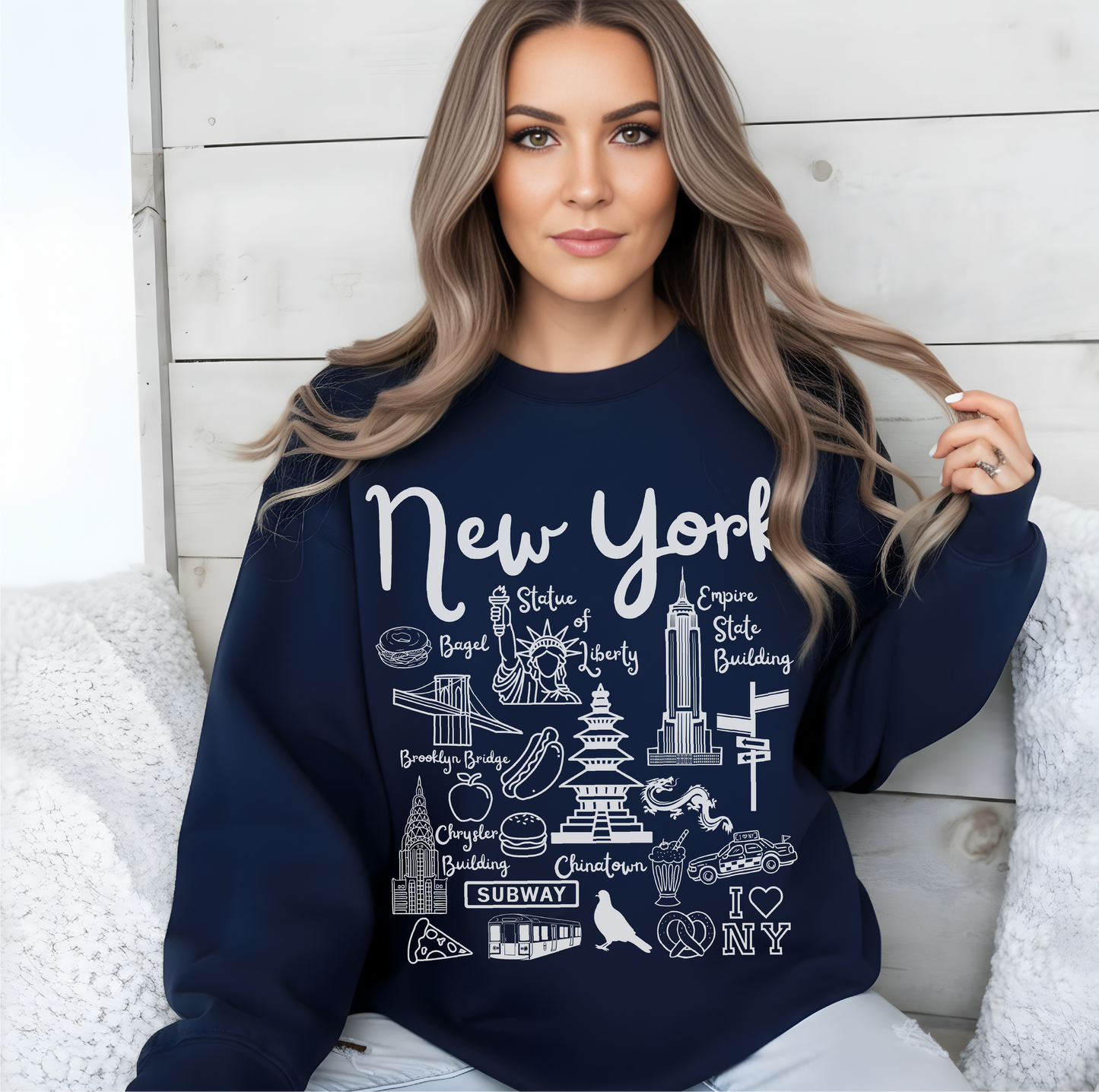 New York Landmarks Sweatshirt