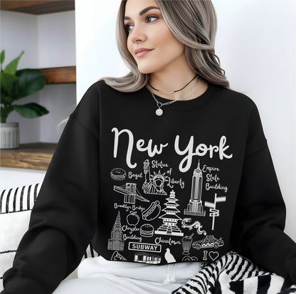 New York Landmarks Sweatshirt