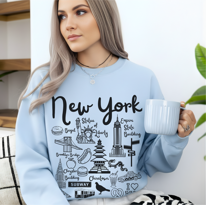 New York Landmarks Sweatshirt