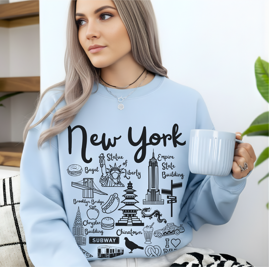 New York Landmarks Sweatshirt