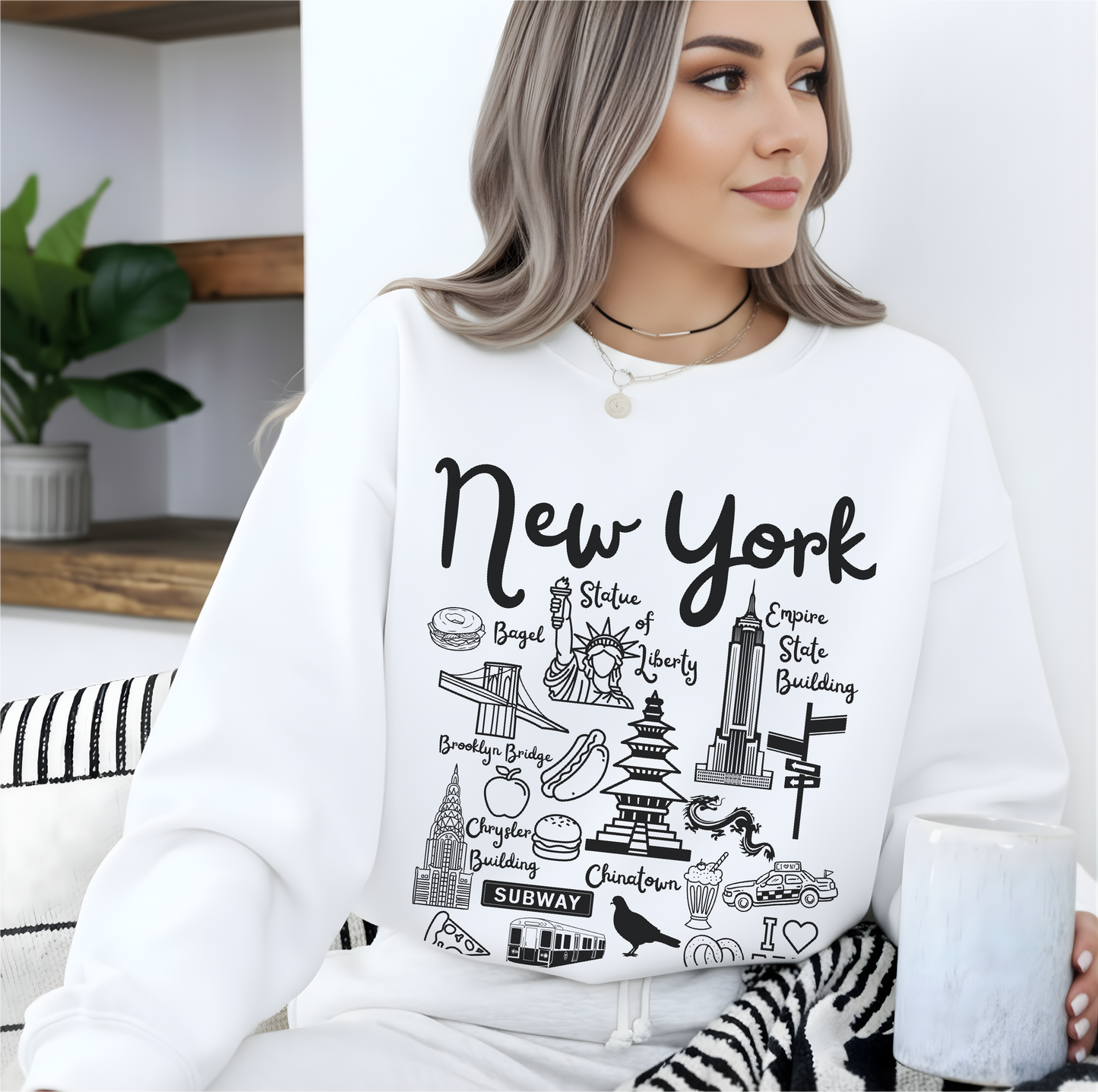 New York Landmarks Sweatshirt