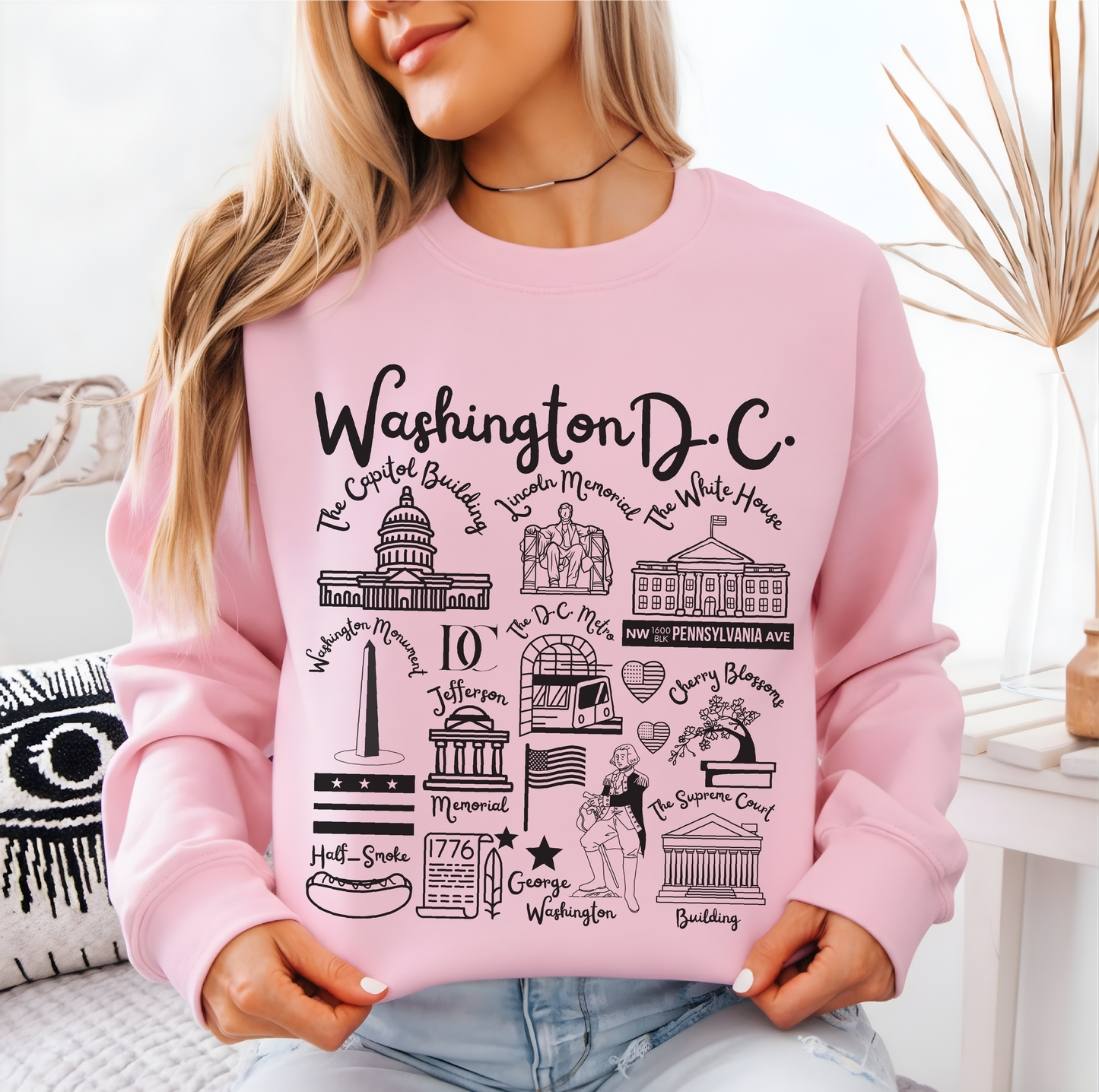 Washington D.C. Landmarks Sweatshirt