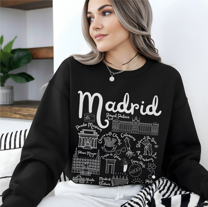 Madrid Landmarks Sweatshirt