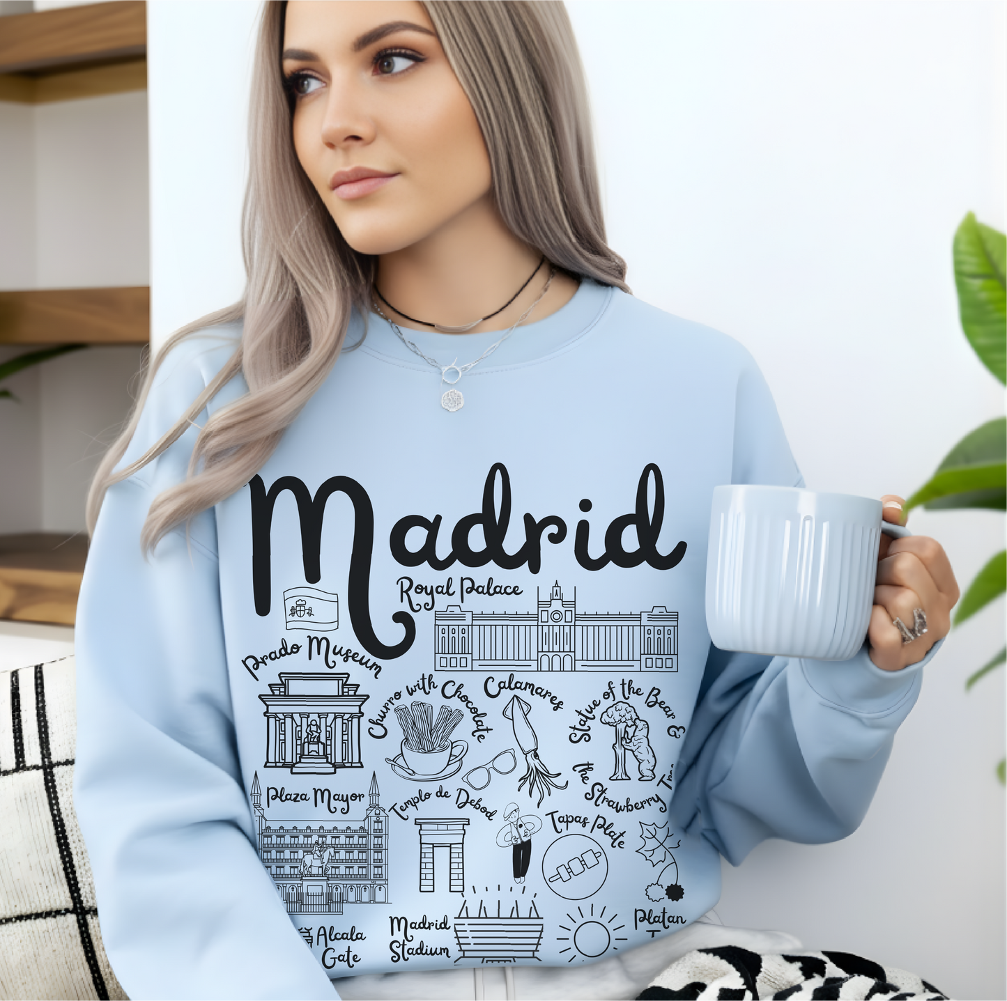 Madrid Landmarks Sweatshirt
