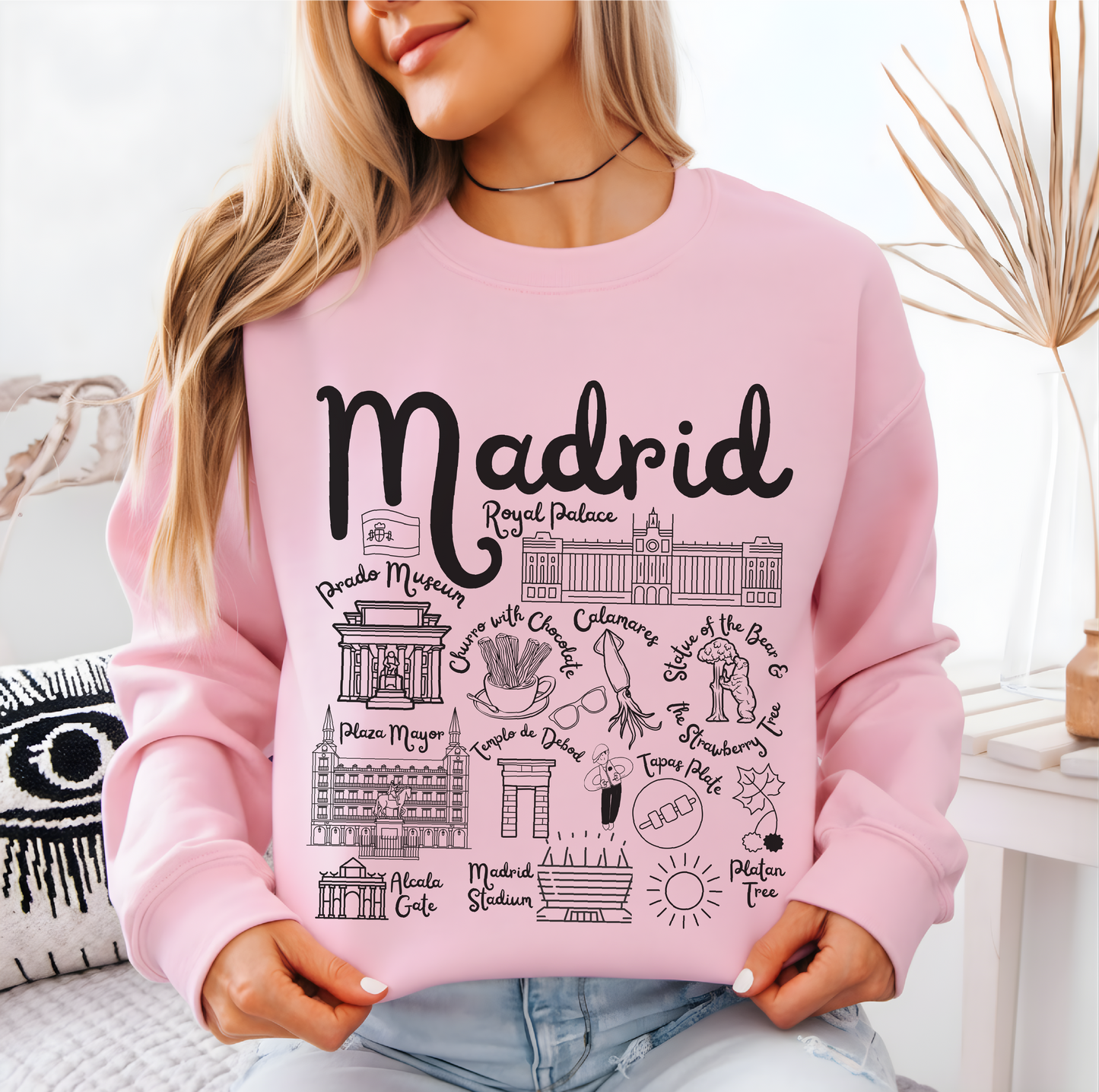 Madrid Landmarks Sweatshirt