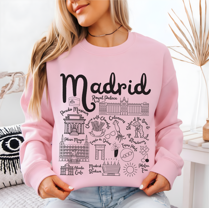 Madrid Landmarks Sweatshirt