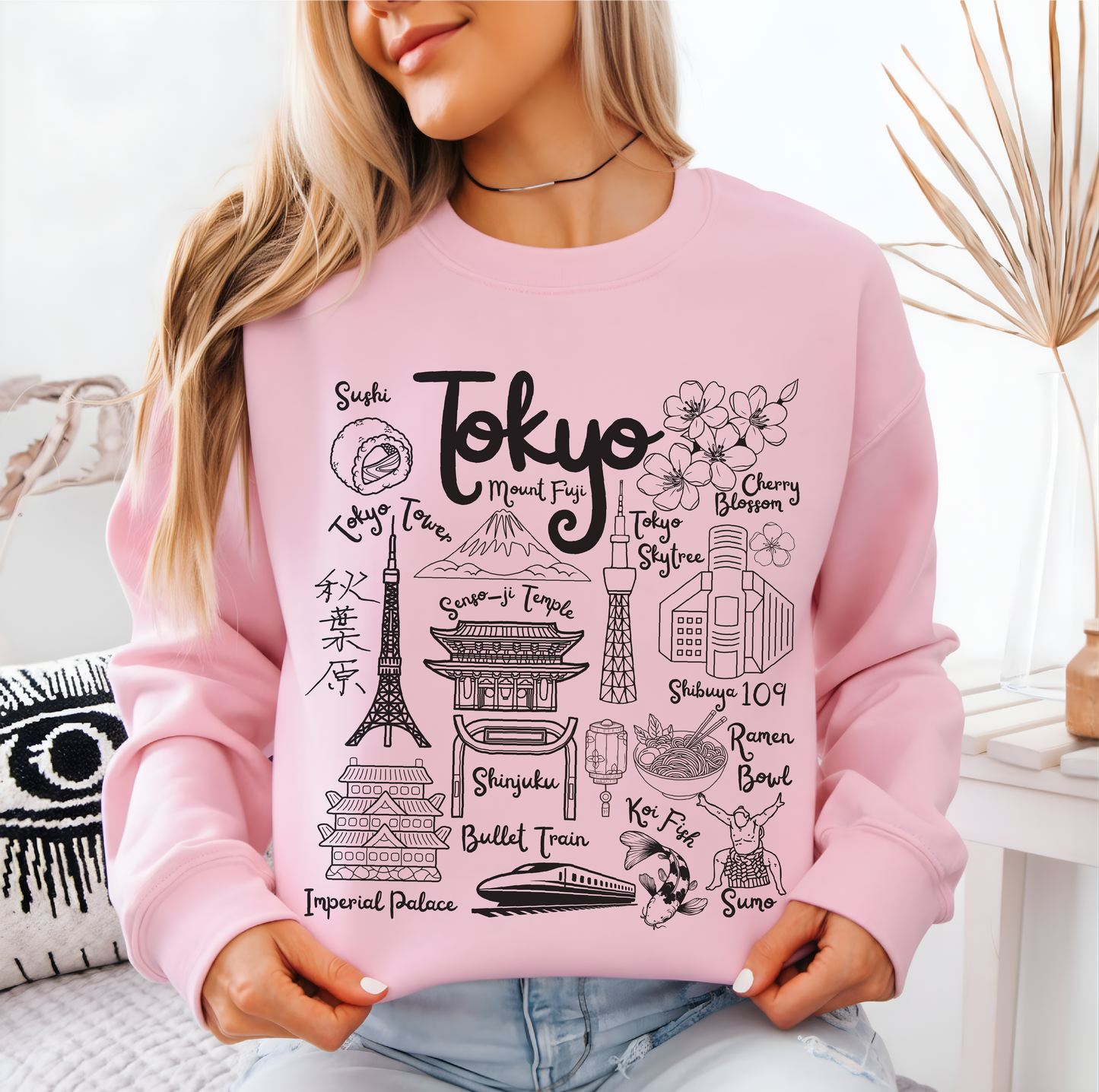 Tokyo Japan Landmarks Sweatshirt