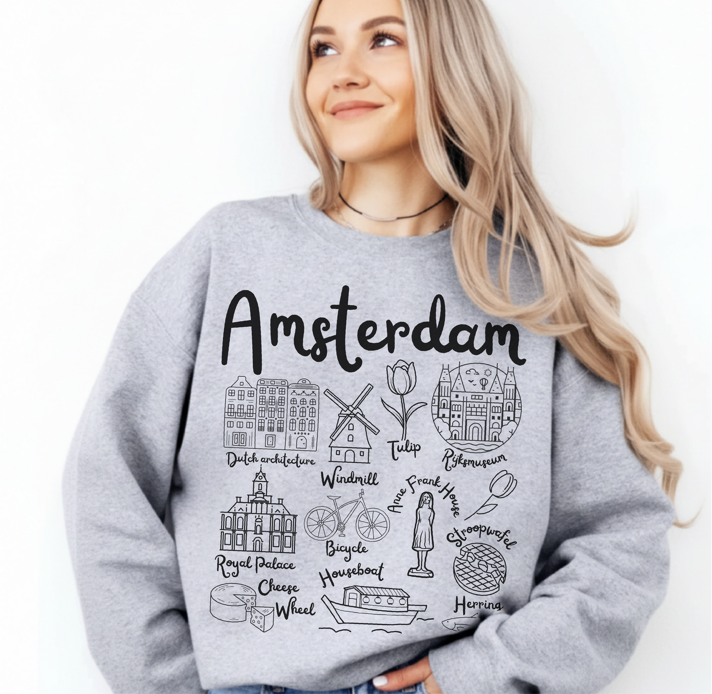 Amsterdam Landmarks Sweatshirt