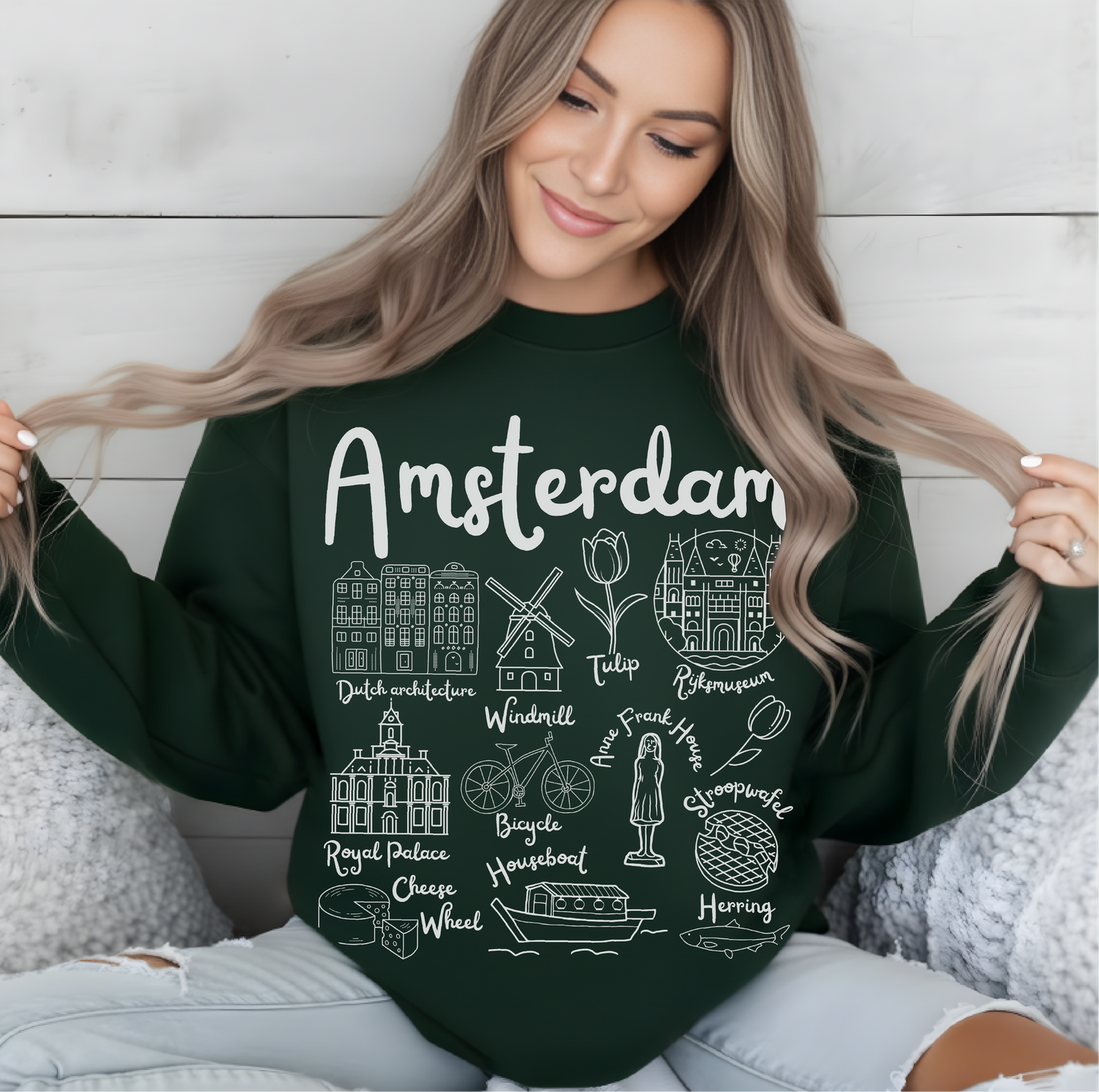 Amsterdam Landmarks Sweatshirt