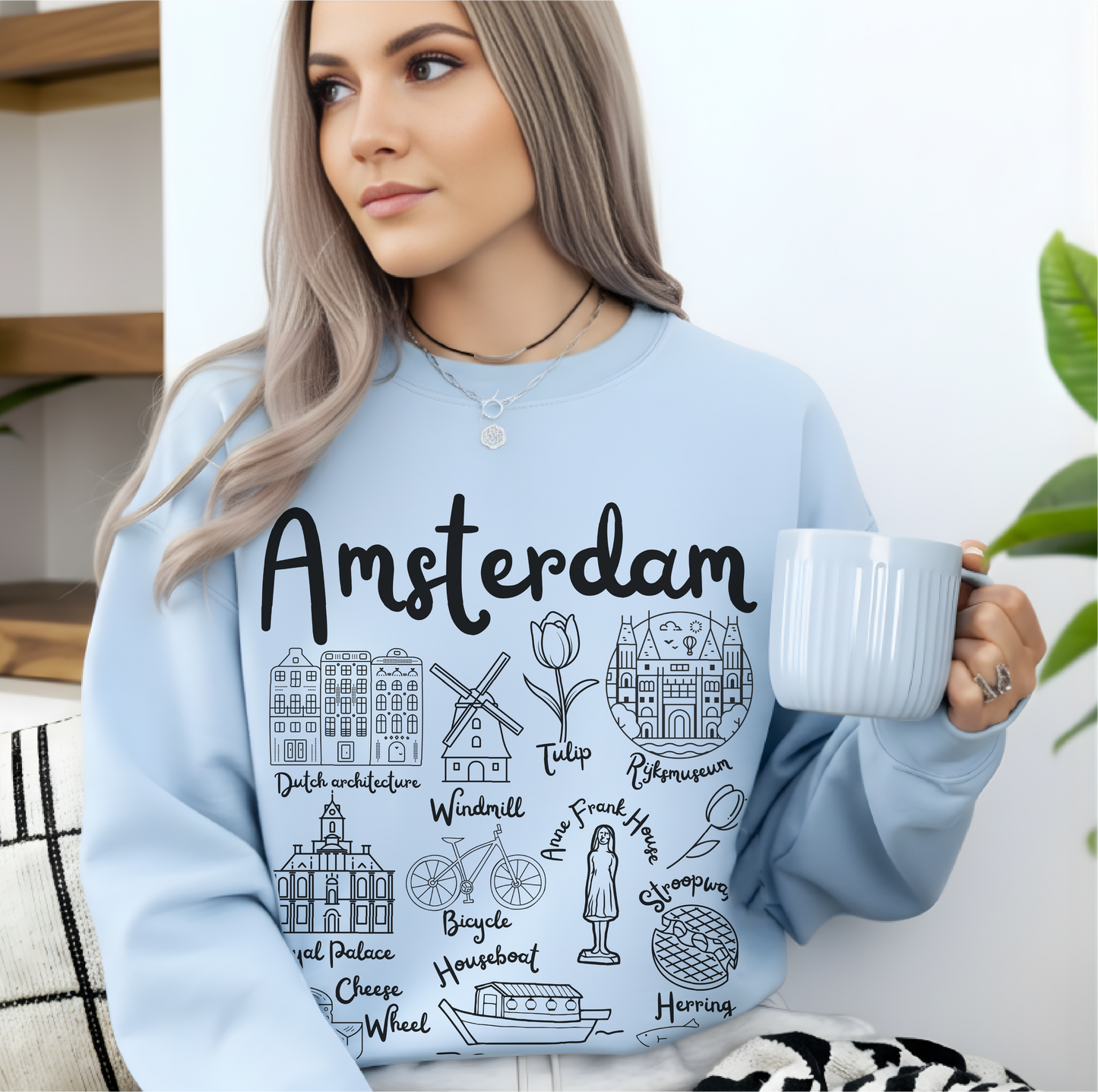 Amsterdam Landmarks Sweatshirt