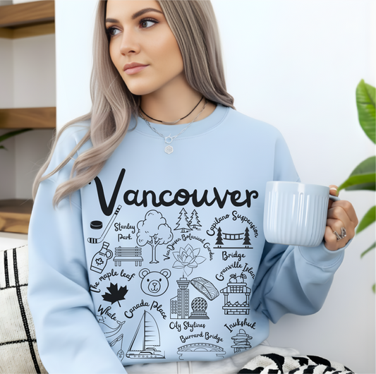 Vancouver Landmarks Sweatshirt