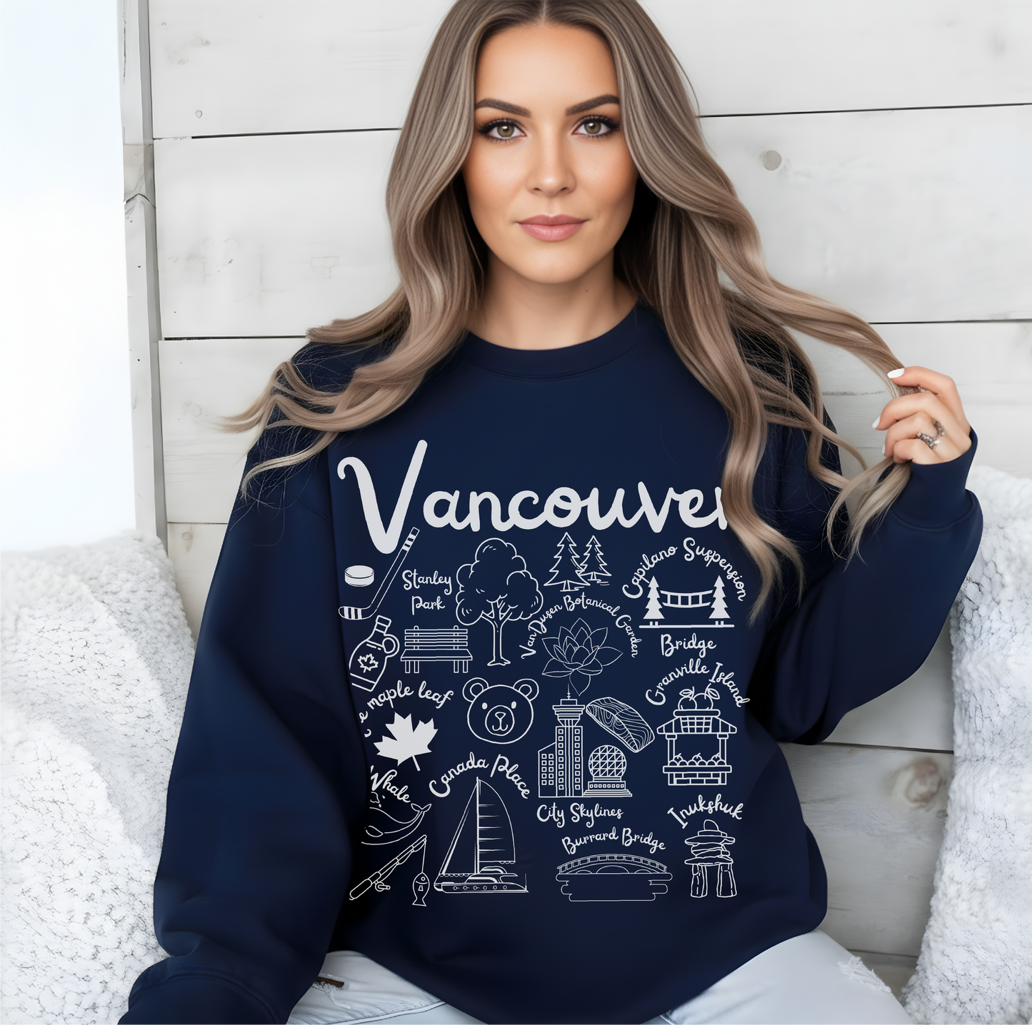 Vancouver Landmarks Sweatshirt