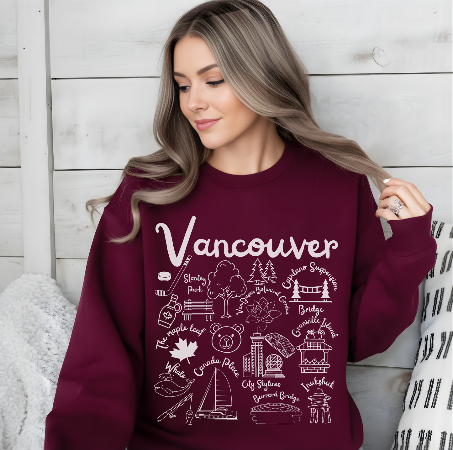 Vancouver Landmarks Sweatshirt