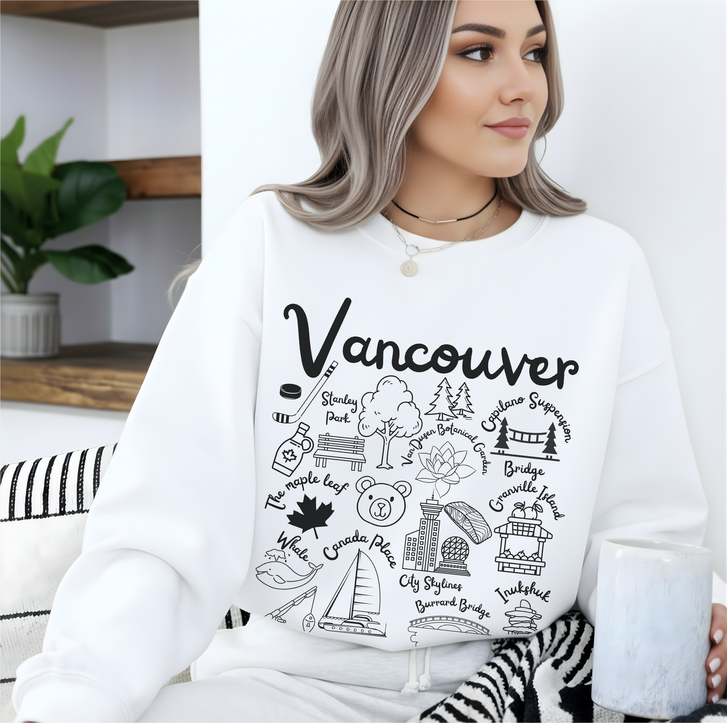 Vancouver Landmarks Sweatshirt