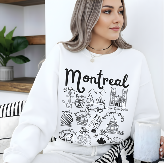Montreal Landmarks Sweatshirt