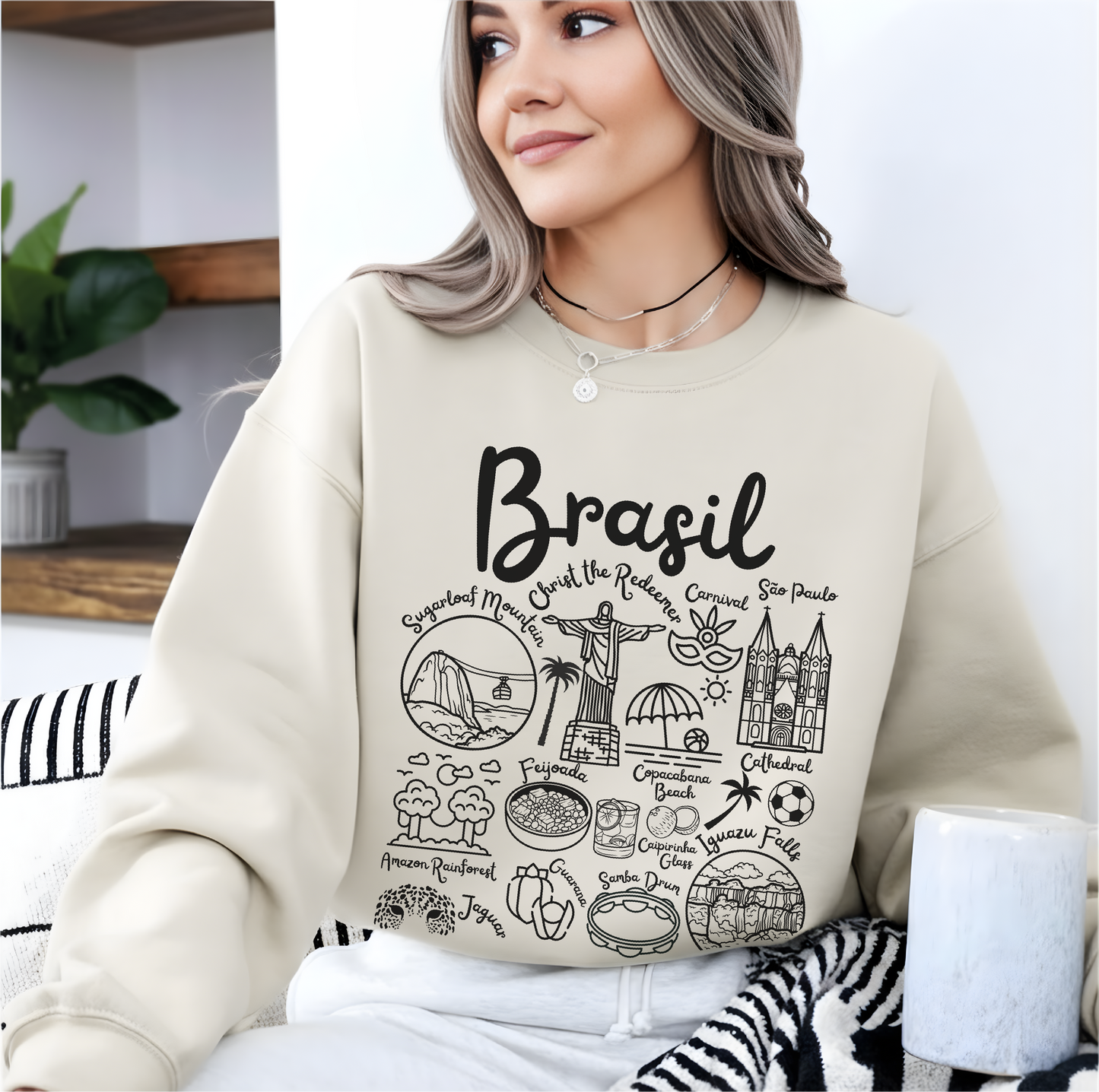 Brasil Landmarks Sweatshirt