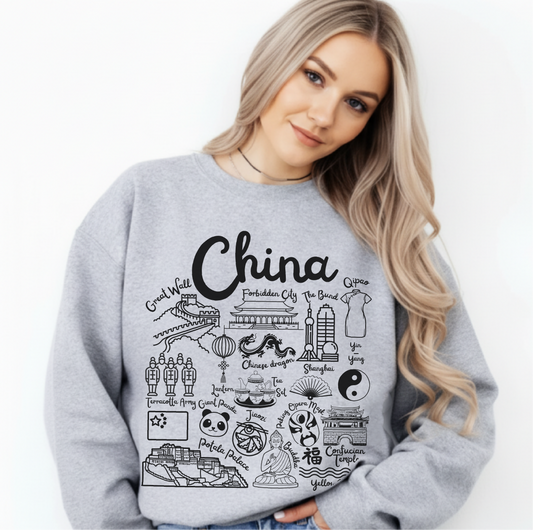 China Landmarks Sweatshirt