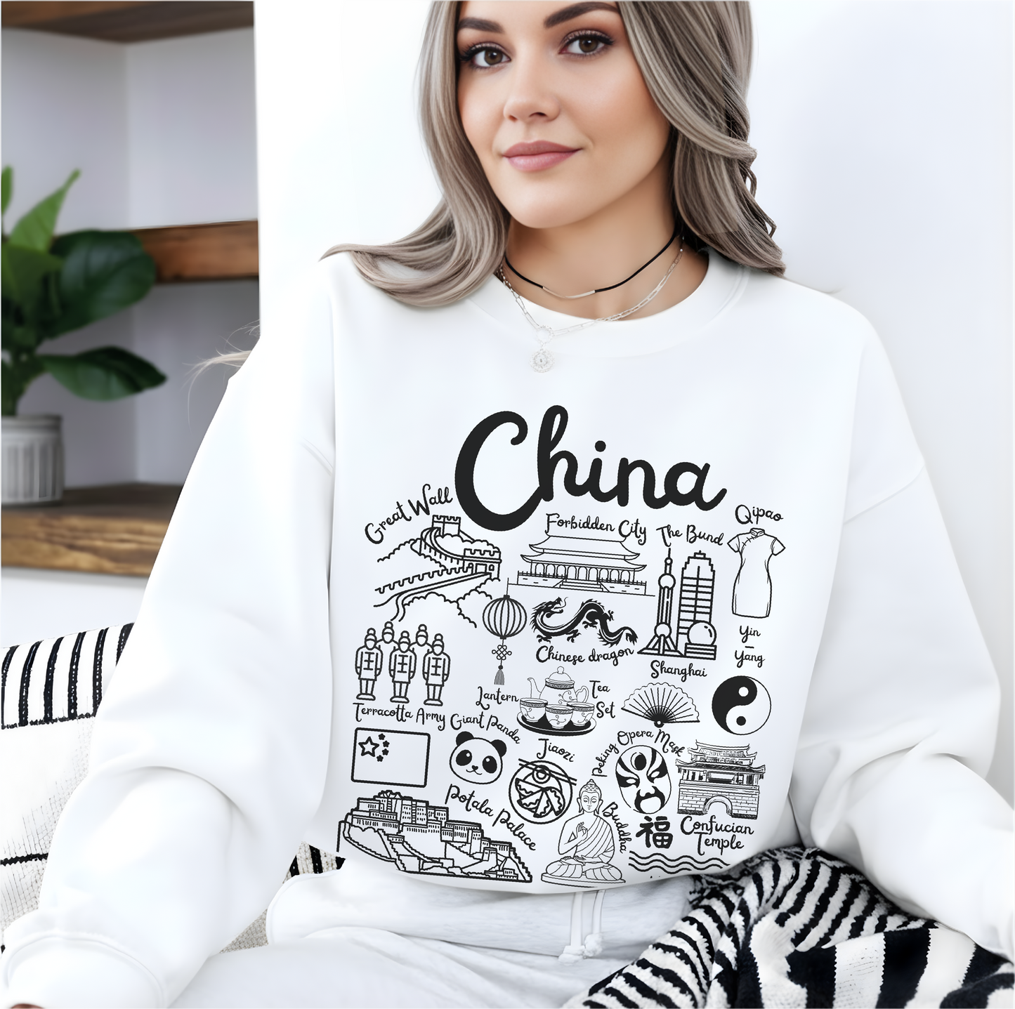 China Landmarks Sweatshirt