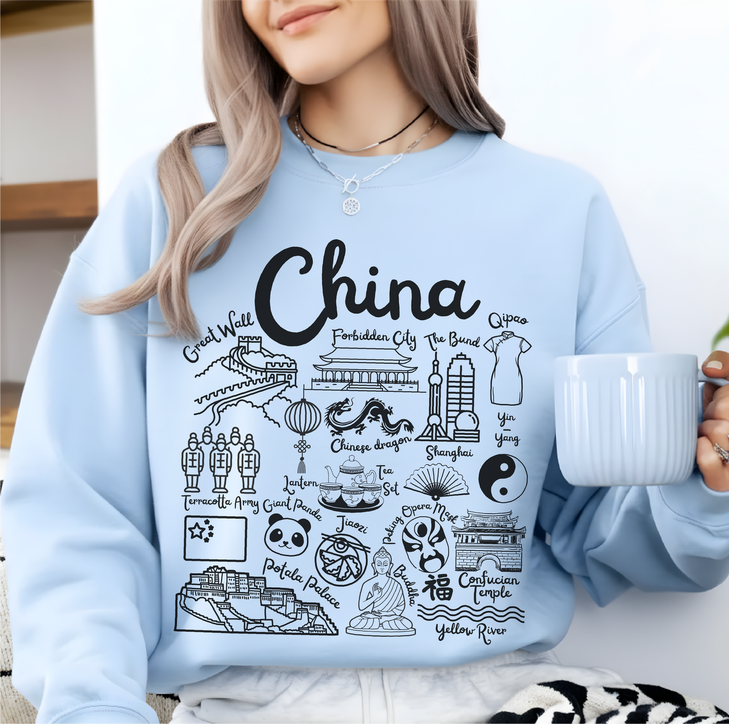 China Landmarks Sweatshirt