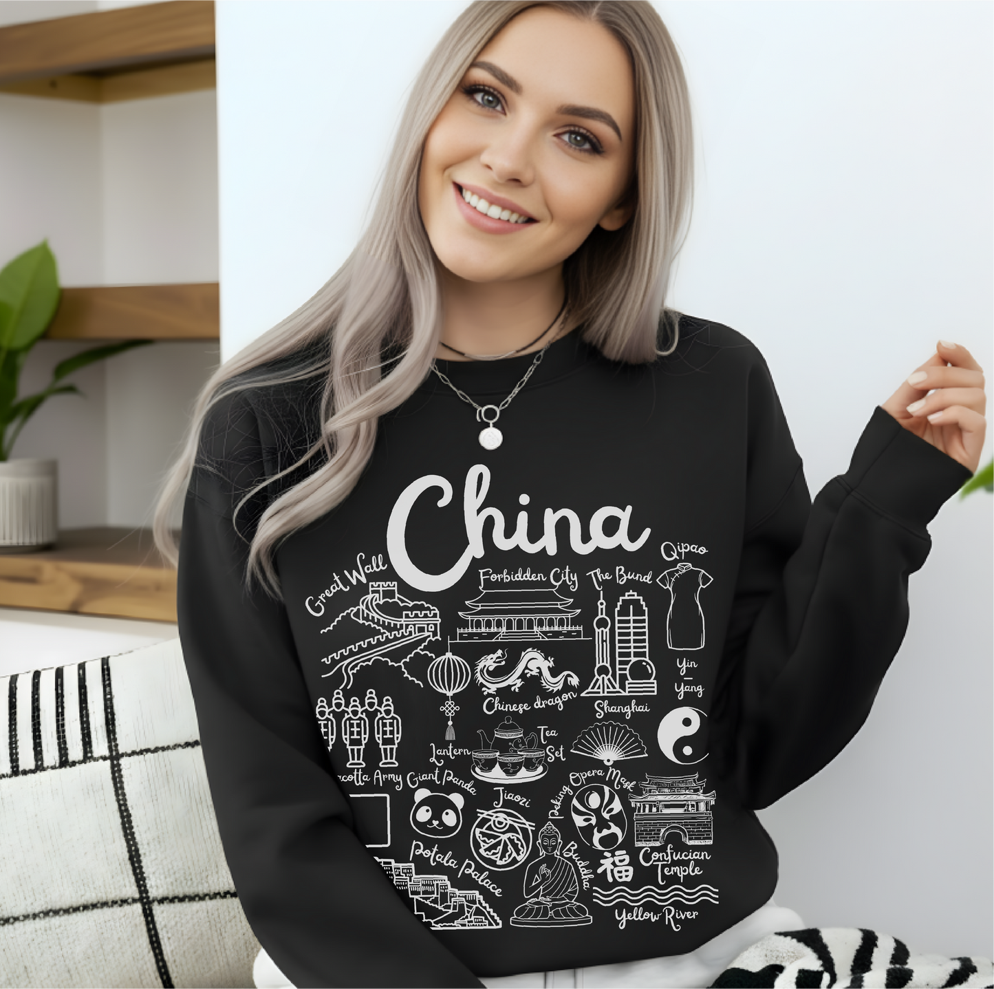 China Landmarks Sweatshirt