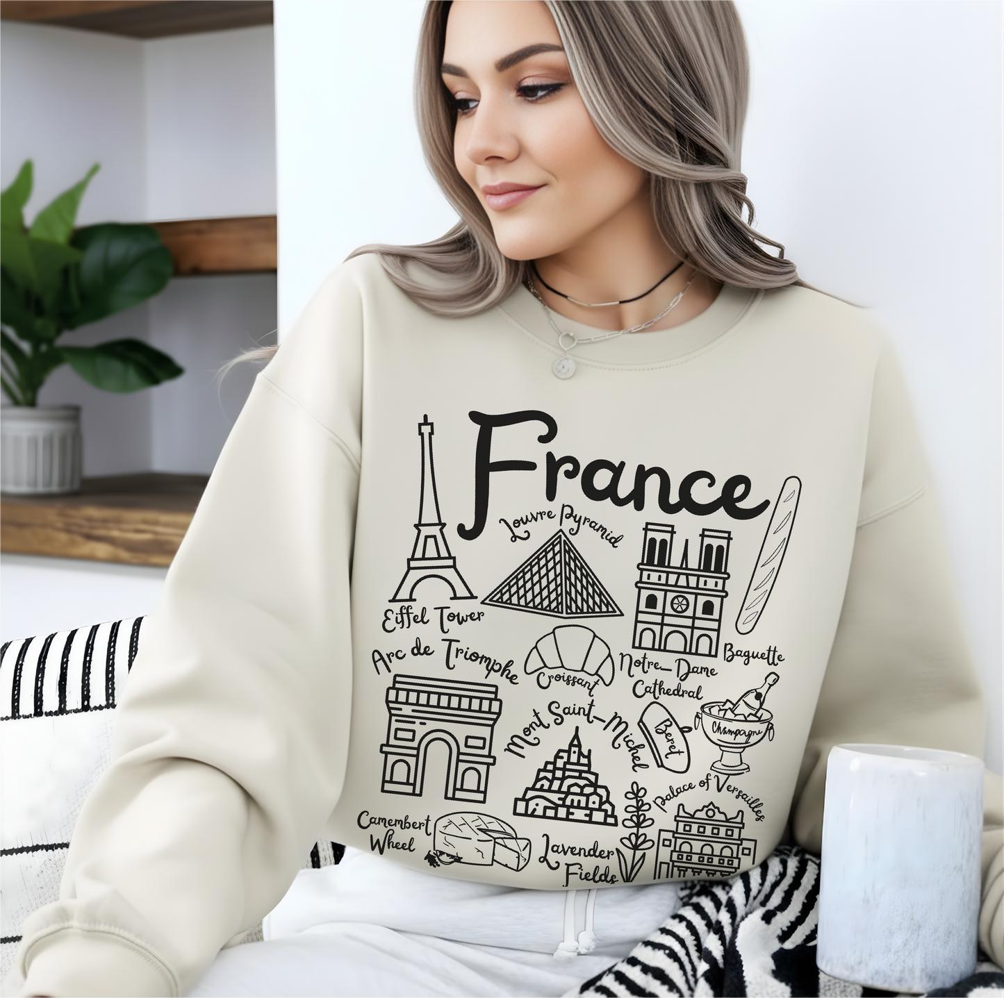 France Landmarks Sweatshirt