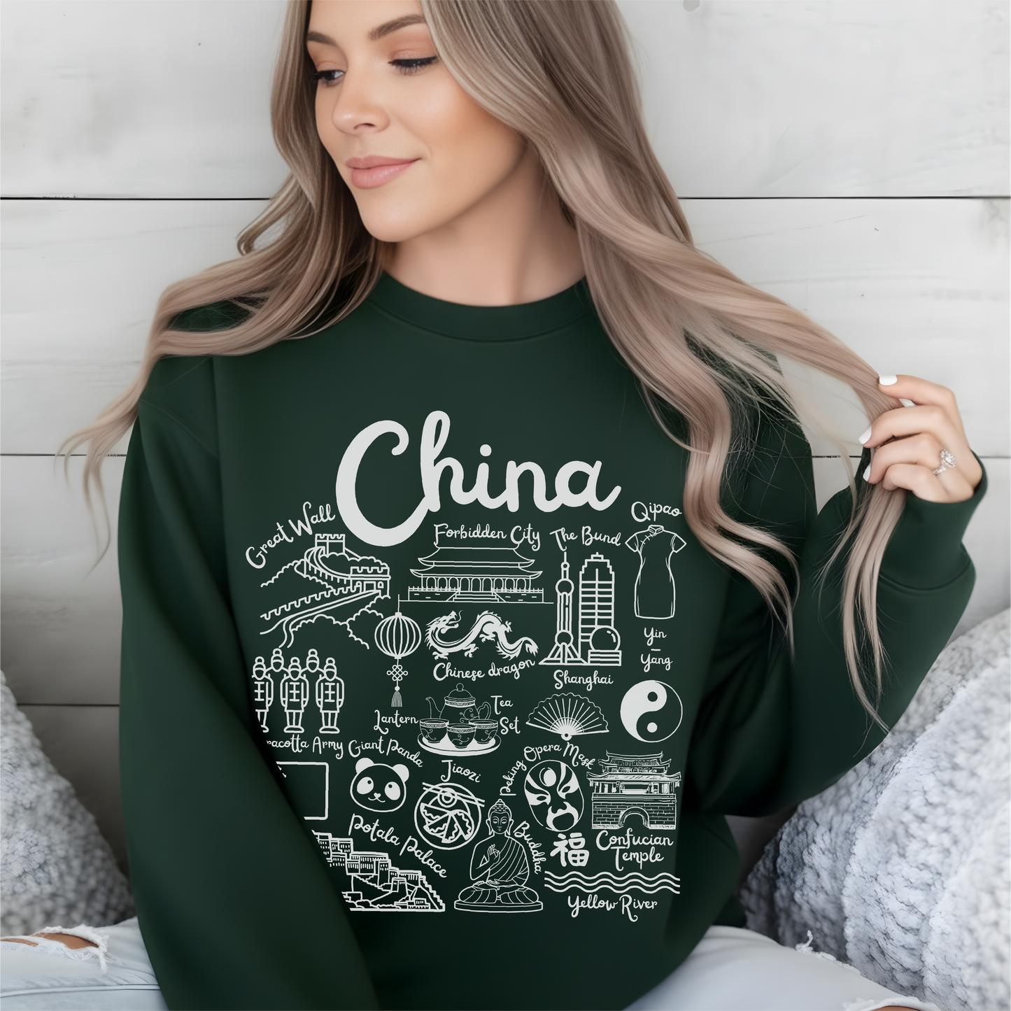 China Landmarks Sweatshirt