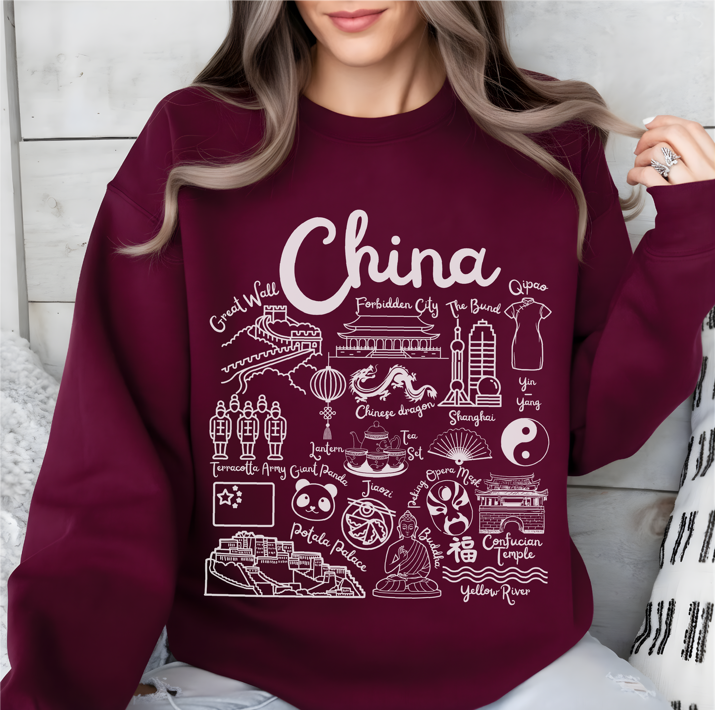 China Landmarks Sweatshirt