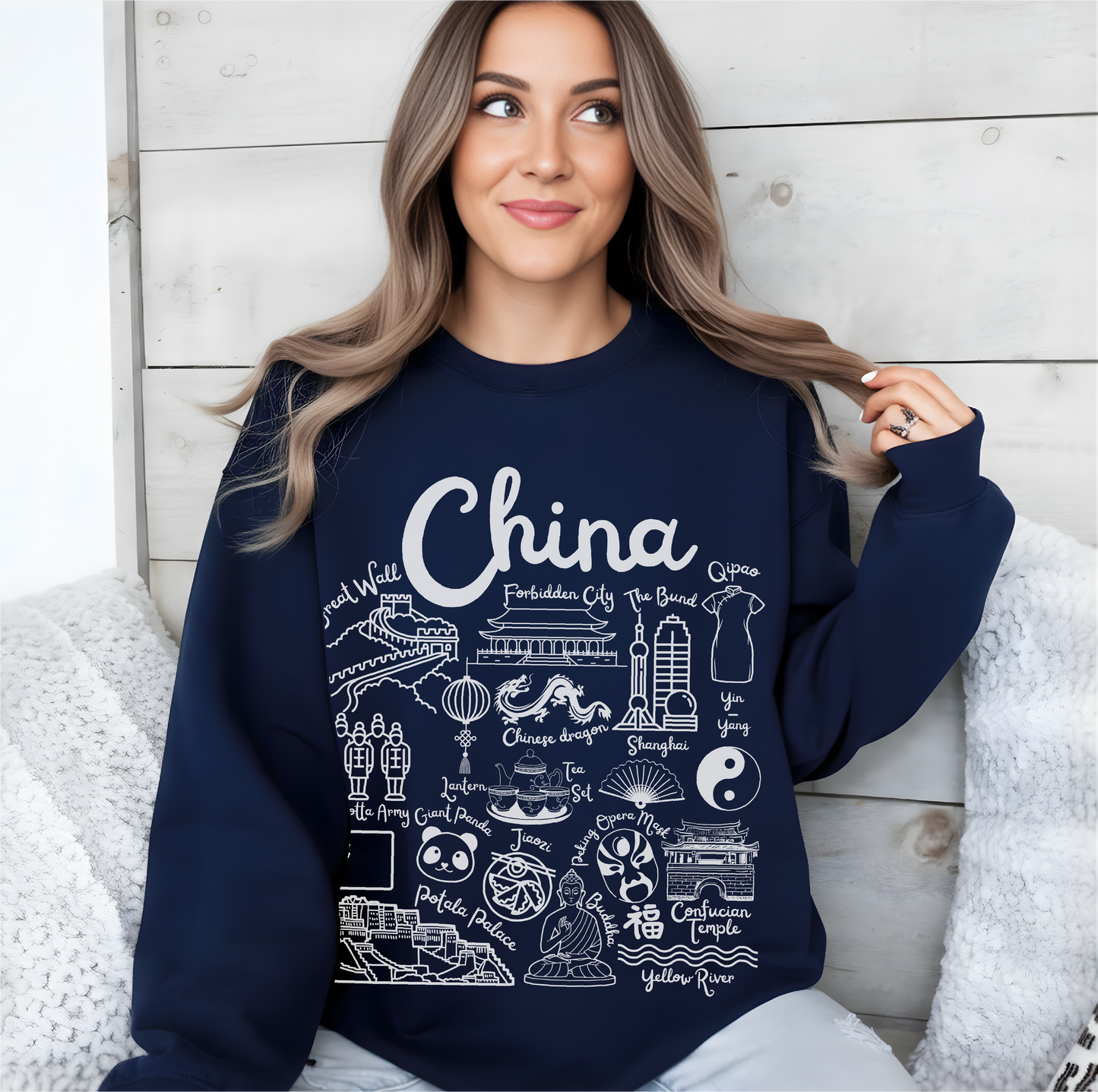 China Landmarks Sweatshirt
