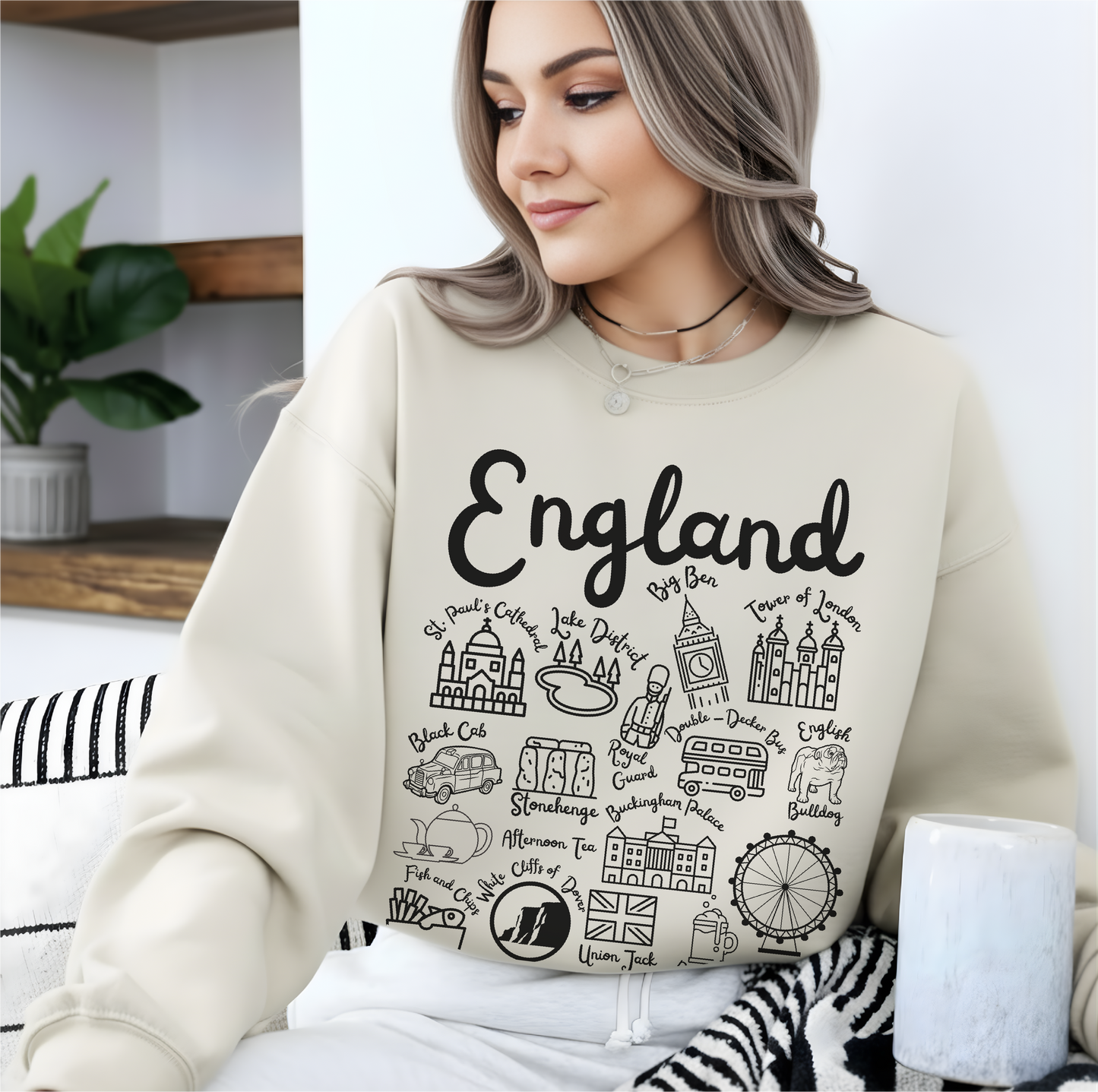 England Landmarks Sweatshirt