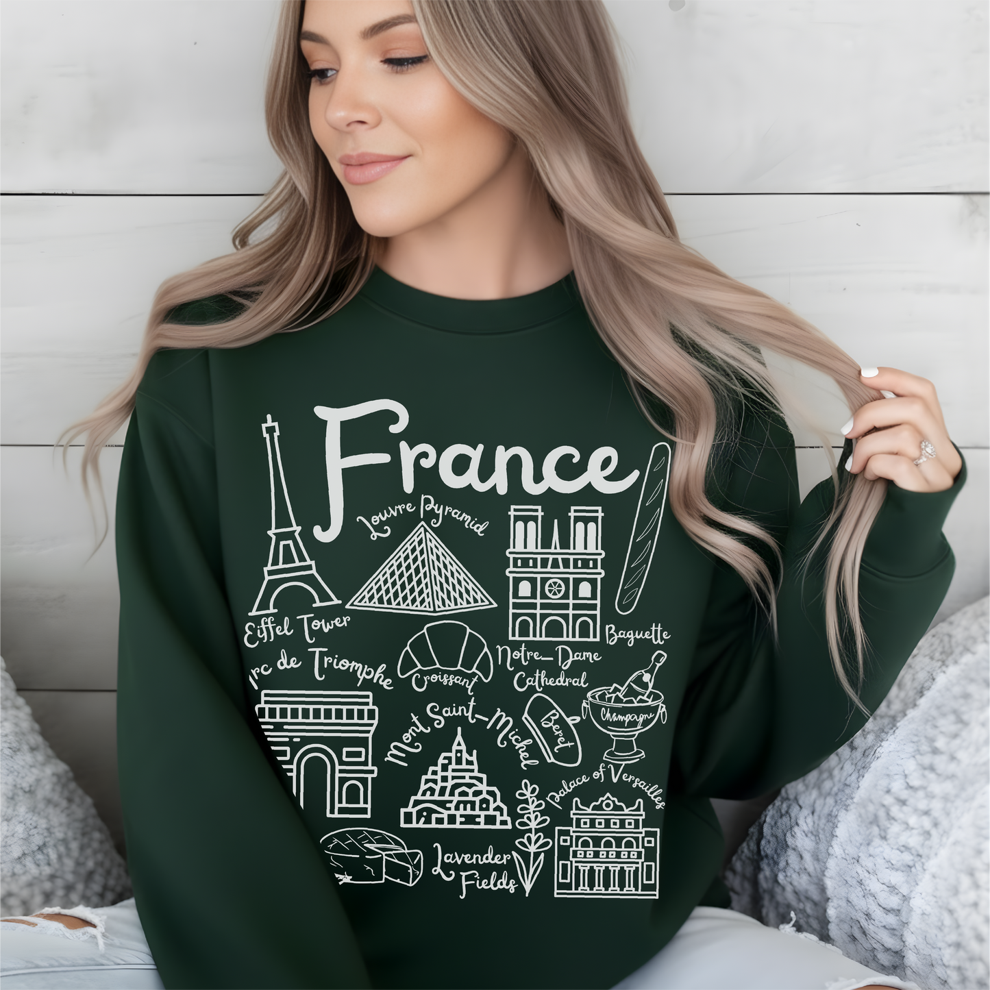 France Landmarks Sweatshirt