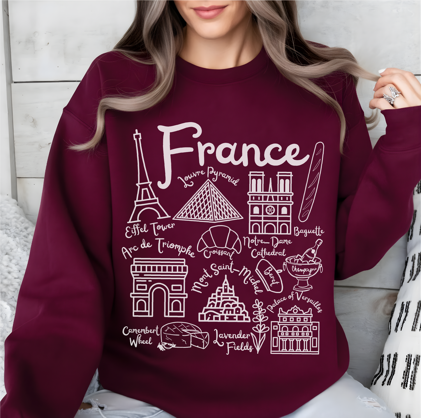 France Landmarks Sweatshirt