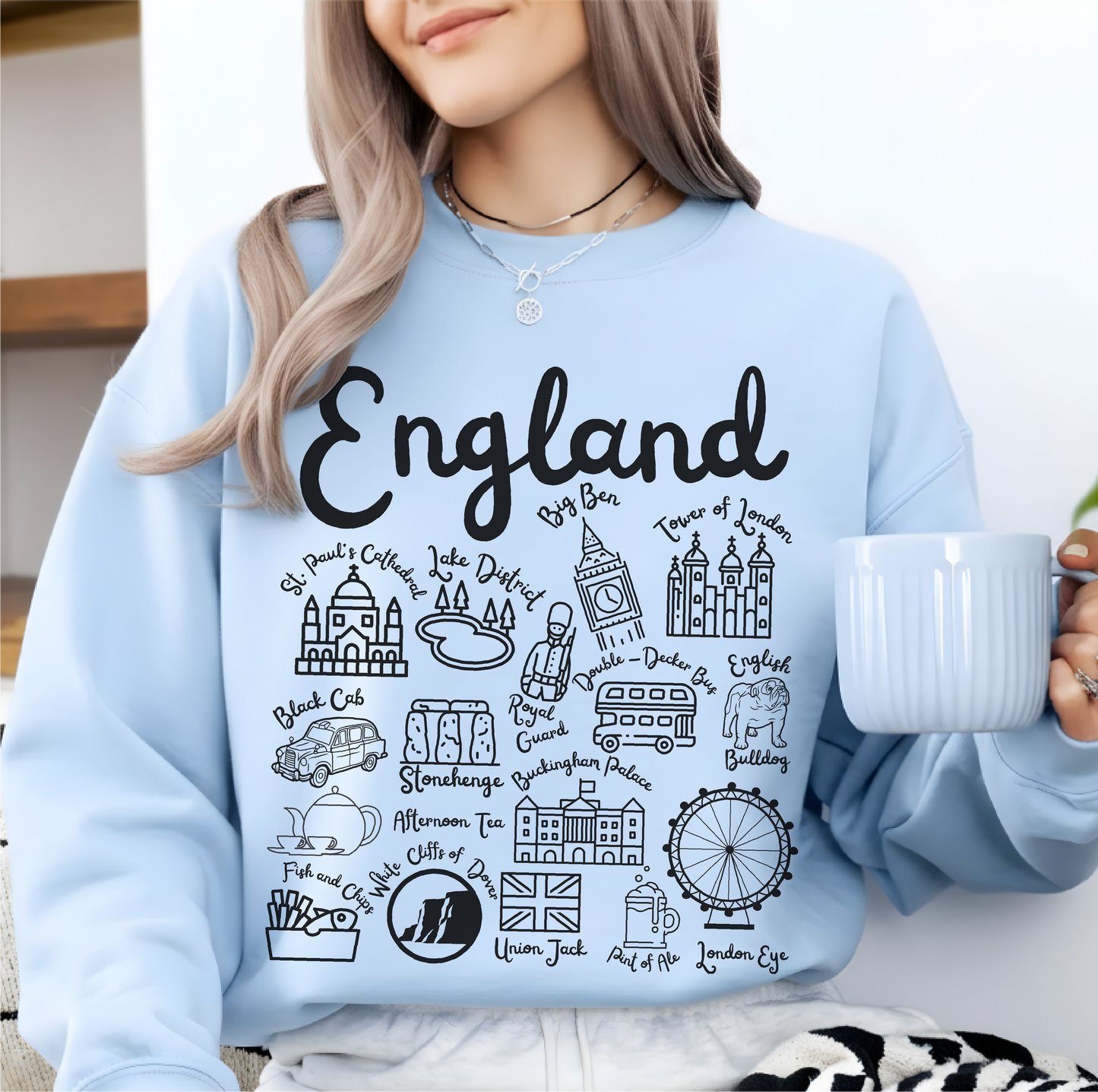 England Landmarks Sweatshirt