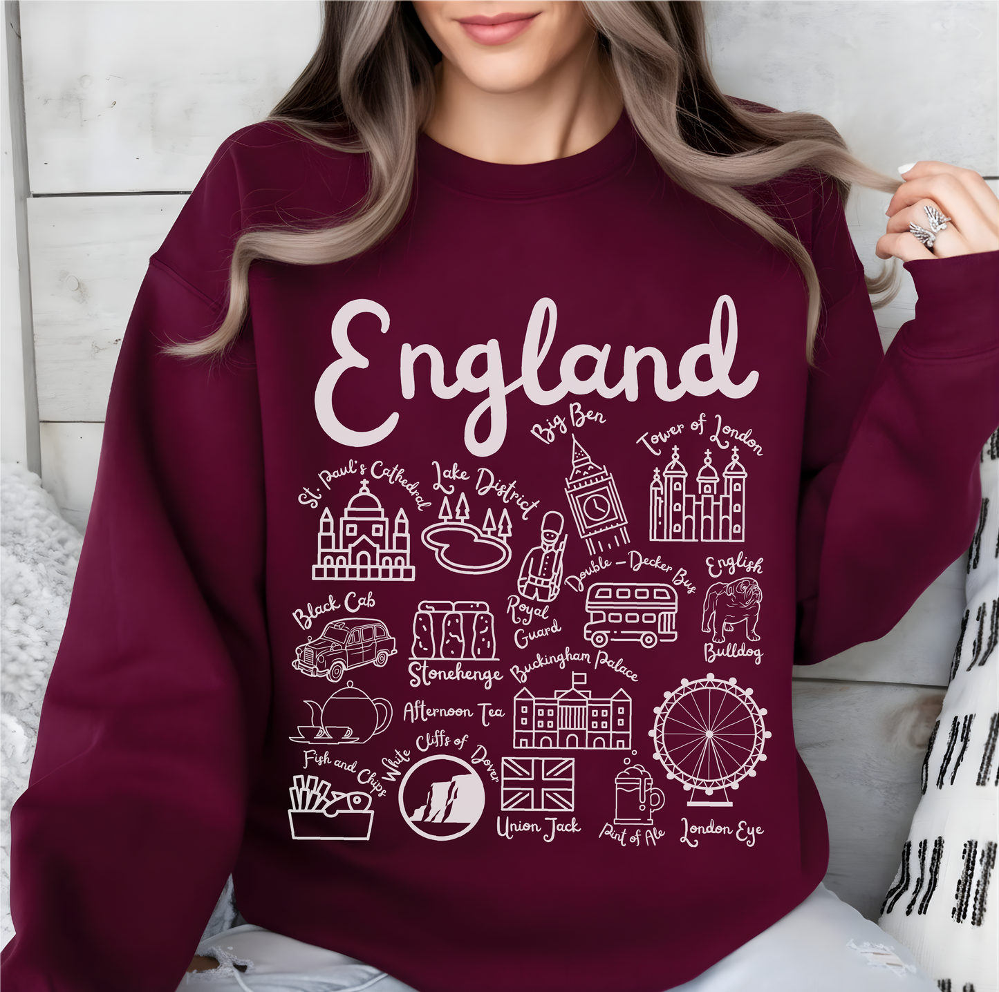 England Landmarks Sweatshirt