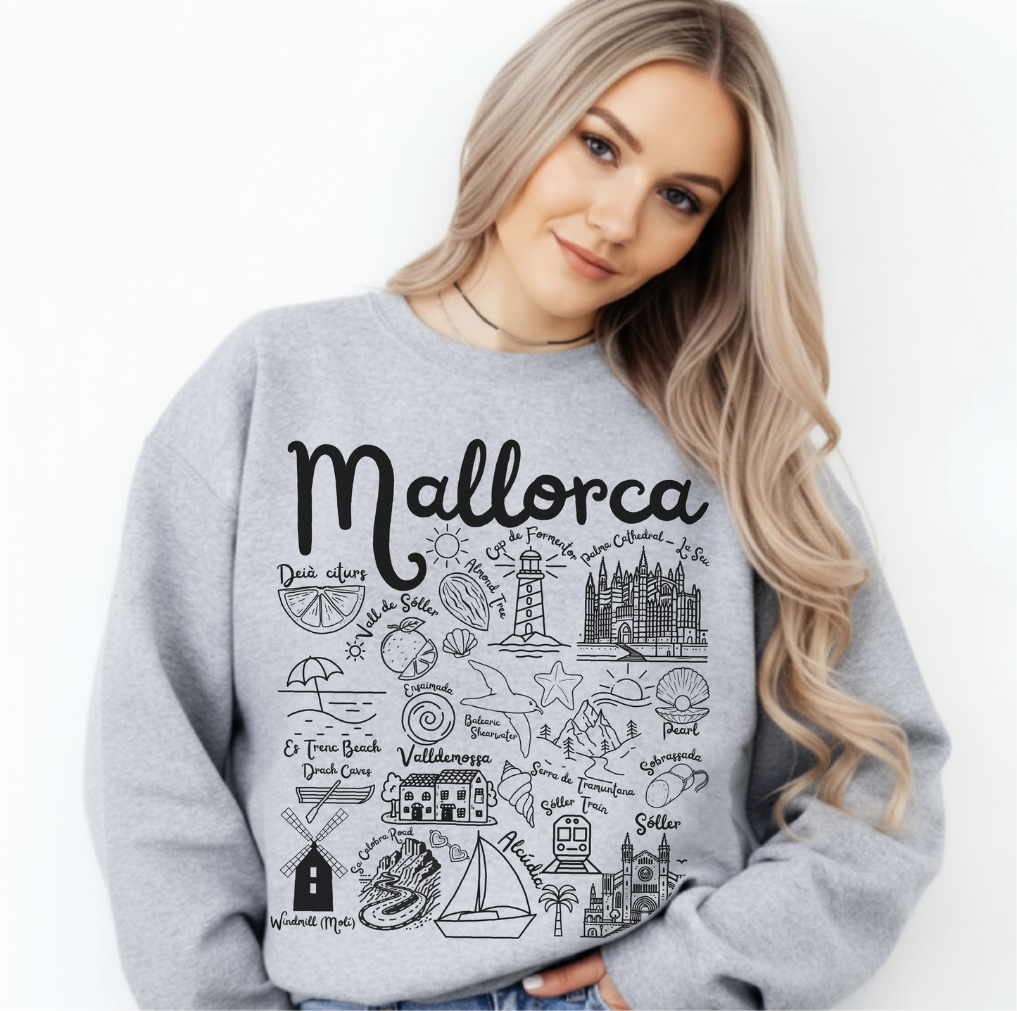 Mallorca Landmarks Sweatshirt
