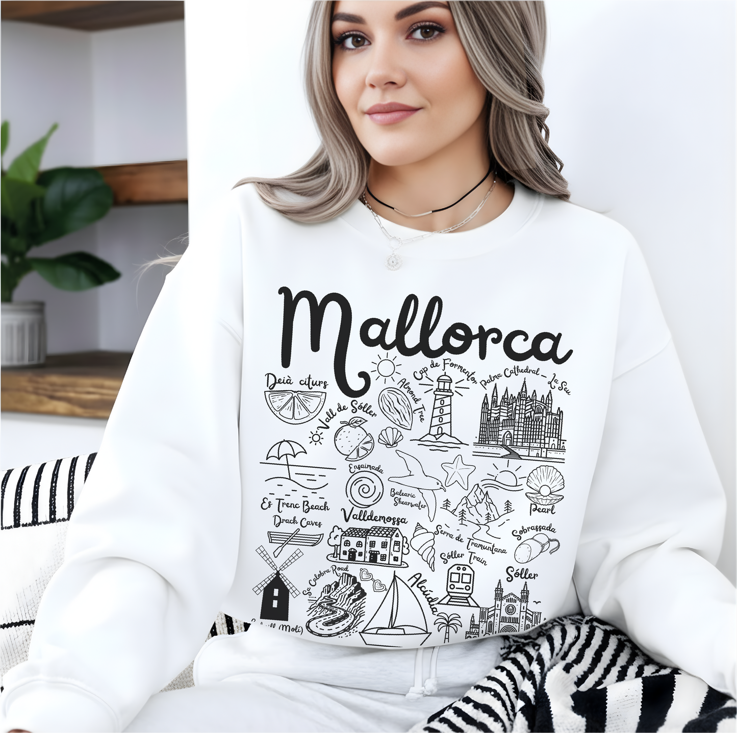 Mallorca Landmarks Sweatshirt