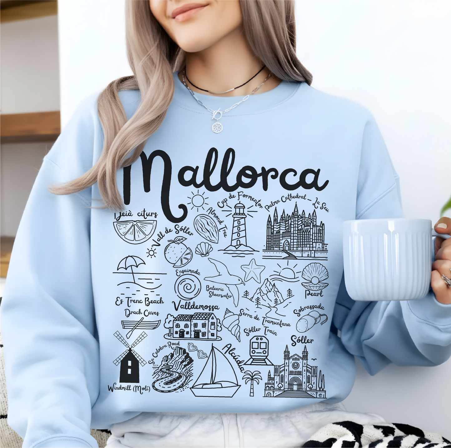 Mallorca Landmarks Sweatshirt