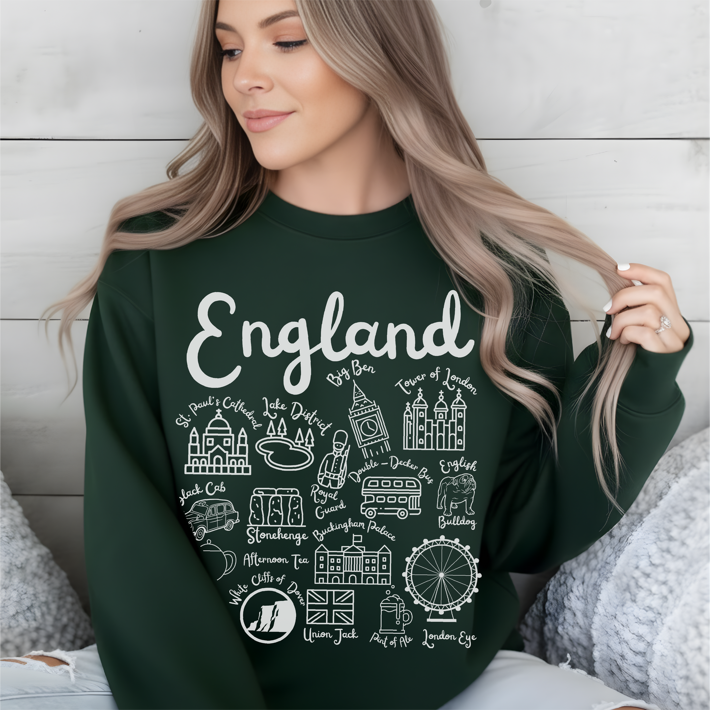 England Landmarks Sweatshirt