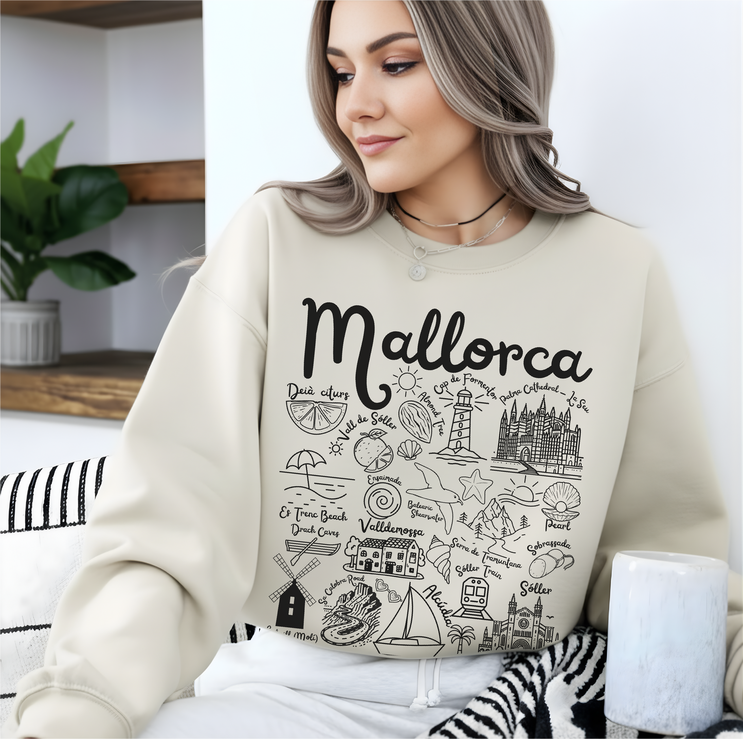 Mallorca Landmarks Sweatshirt