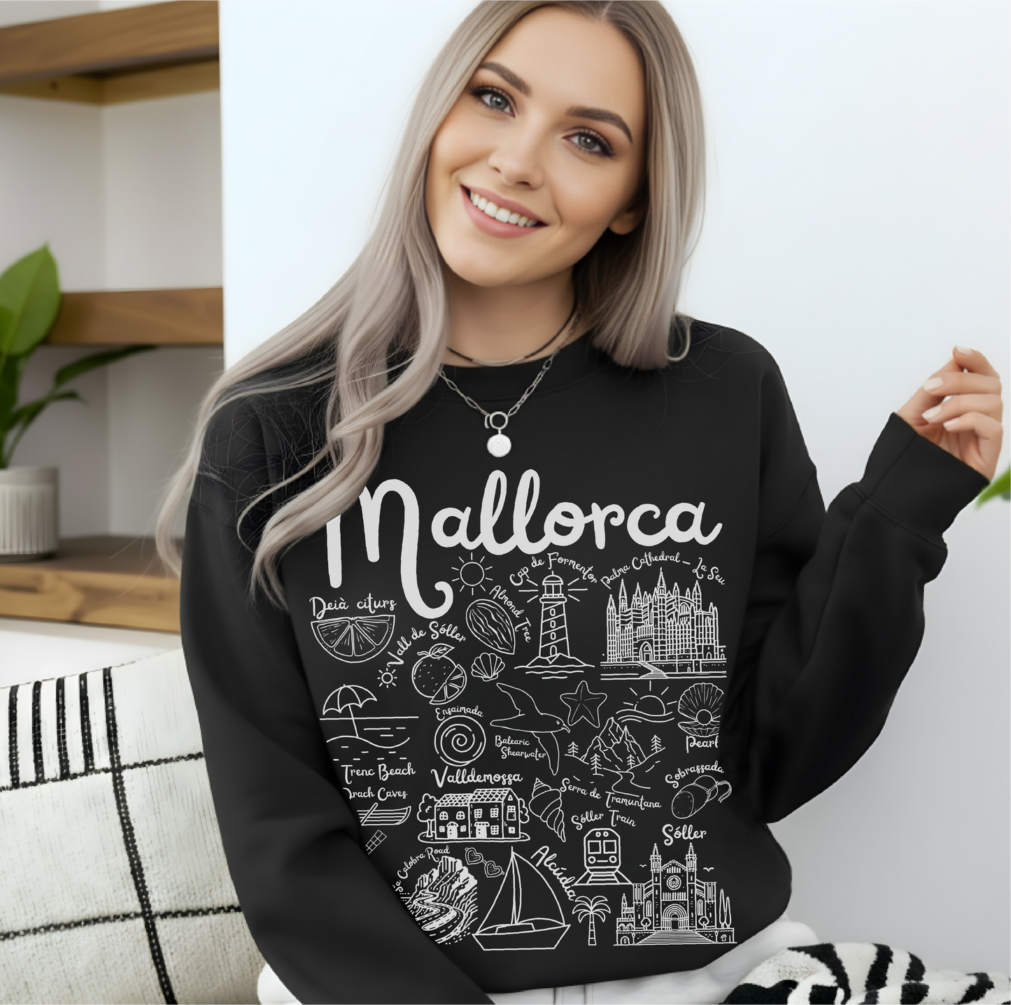Mallorca Landmarks Sweatshirt