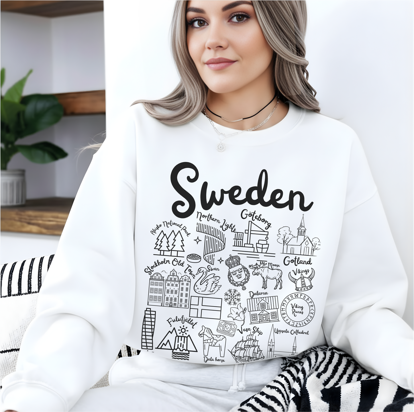Sweden Landmarks Sweatshirt