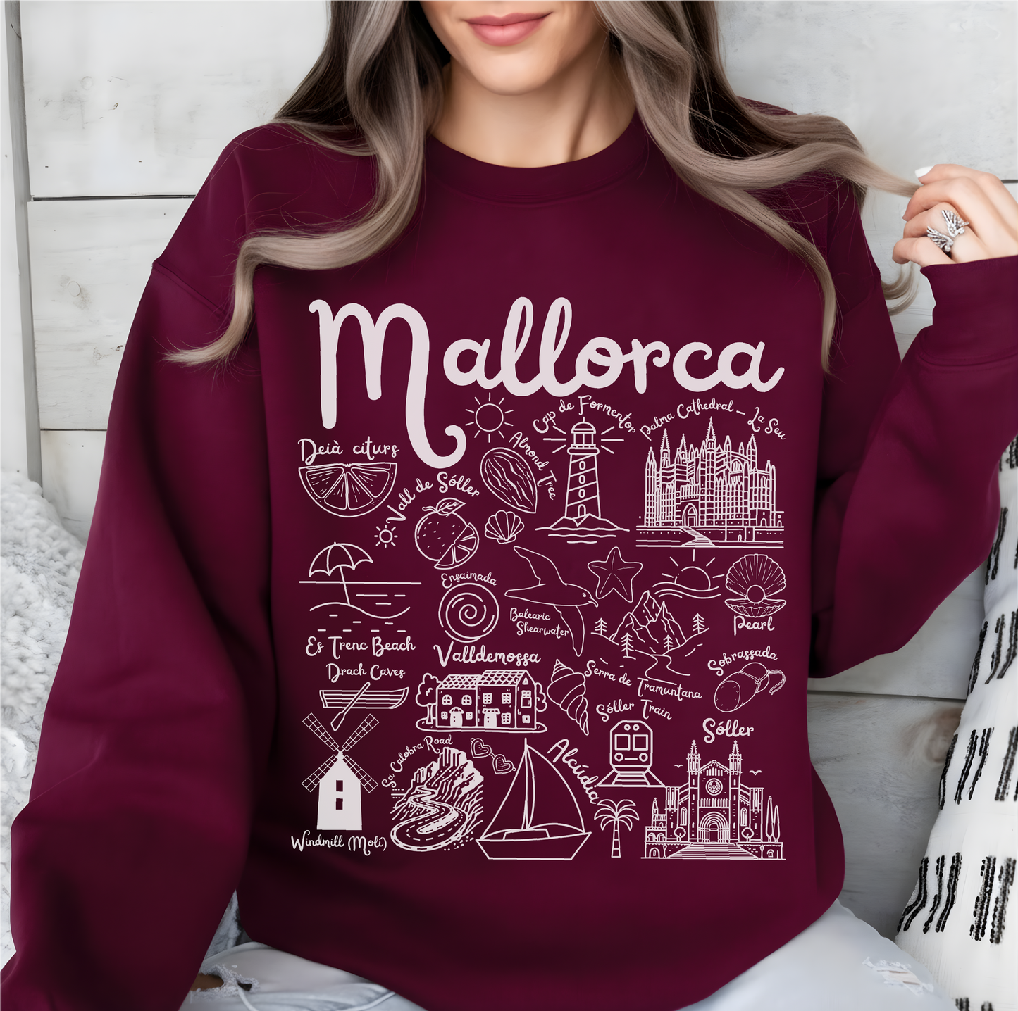 Mallorca Landmarks Sweatshirt
