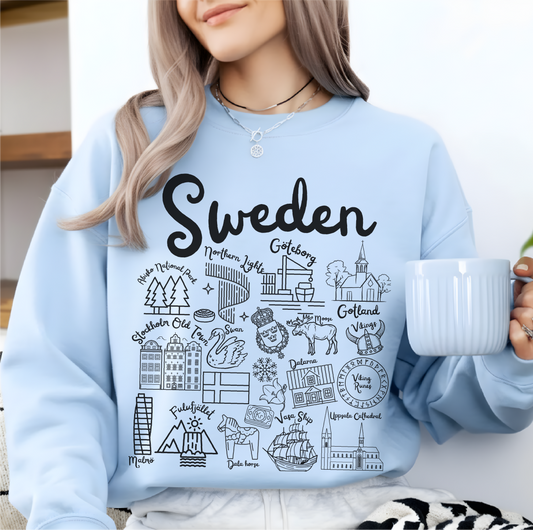 Sweden Landmarks Sweatshirt