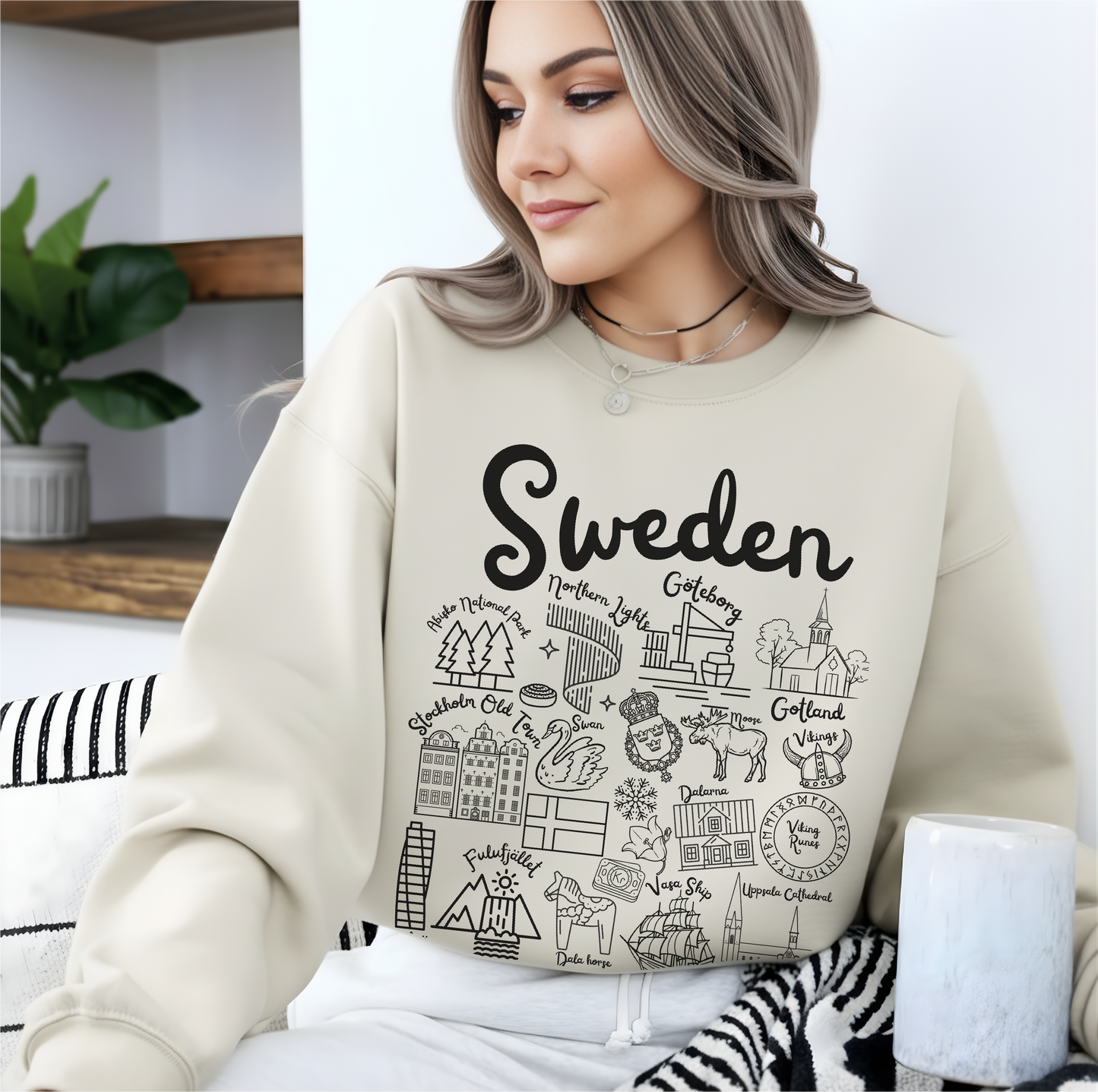 Sweden Landmarks Sweatshirt