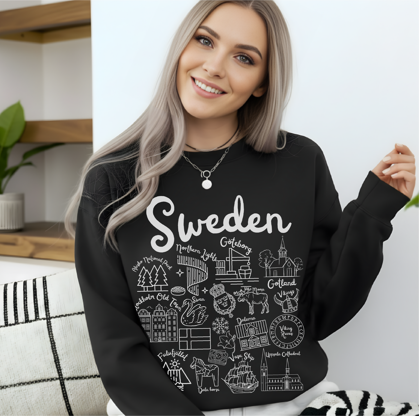 Sweden Landmarks Sweatshirt