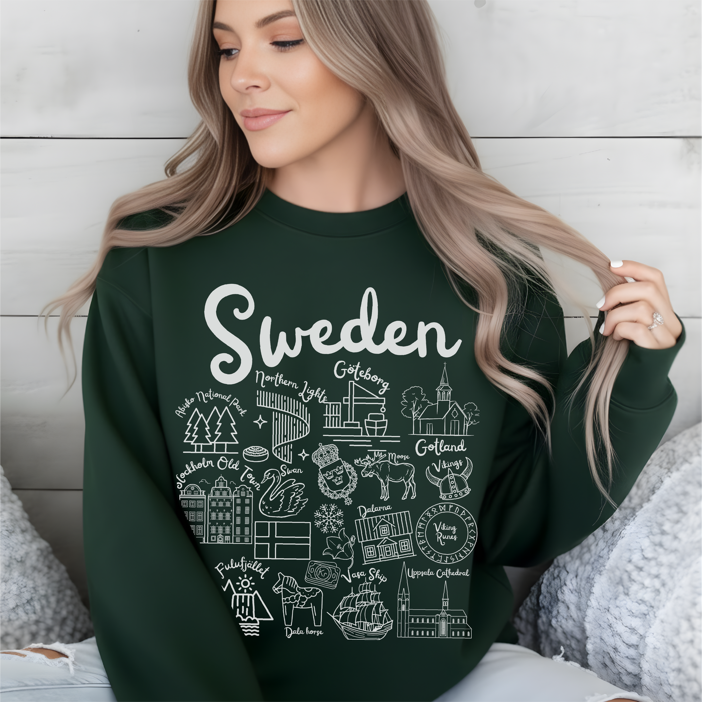 Sweden Landmarks Sweatshirt